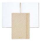 BOSS jegyzetfüzet A5, Monogram kollekció - krém, vonalas lapokkal