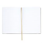 BOSS jegyzetfüzet A5, Tie-dye Flower kollekció - krém , vonalas lapokkal