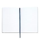 BOSS jegyzetfüzet A5, Tie-dye Flower kollekció - sötétkék, vonalas lapokkal