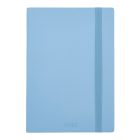 BOSS jegyzetfüzet A5, BOSS Pastel Classic kollekció - pasztell kék, vonalas lapokkal