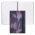 BOSS notesz A5, vonalas lapokkal Holographic Flower kollekció - sötétkék