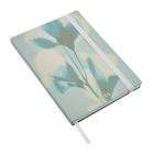 BOSS notesz A5, vonalas lapokkal Holographic Flower kollekció - pasztell zöld