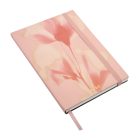 BOSS notesz A5, vonalas lapokkal Holographic Flower kollekció - nude