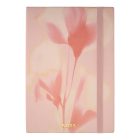 BOSS notesz A5, vonalas lapokkal Holographic Flower kollekció - nude