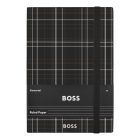 BOSS notesz A5, vonalas lapokkal Checkered kollekció - fekete