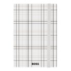 BOSS notesz A5, vonalas lapokkal Checkered kollekció - fehér