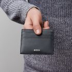 BOSS kártyatartó valódi bőrből, Classic Smooth kollekció - fekete