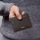 BOSS kártyatartó valódi bőrből, Classic Smooth kollekció - barna