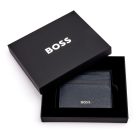 BOSS kártyatartó valódi bőrből, Classic Grained kollekció - sötétkék