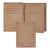 BOSS trifold pénztárca és kártyatartó valódi bőrből, Classic Grained kollekció - camel bar