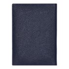 BOSS útlevéltartó valódi bőrből, Classic Grained kollekció - sötétkék