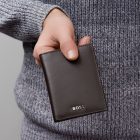 BOSS kártya- és papírpénz tartó, Classic Smooth kollekció - barna