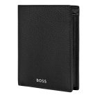 BOSS valódi bőr pénztárca kártyatartóval és aprópénztartóval, Classic Grained kollekció -