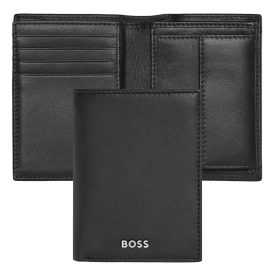   BOSS valódi bőr pénztárca kártyatartóval és aprópénztartóval, Classic Smooth kollekció - f