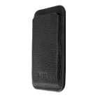 BOSS MagSafe mágneses kártyatartó iPhone-hoz valódi bőrből, Classic Grained kollekció - fe