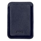 BOSS MagSafe mágneses kártyatartó iPhone-hoz valódi bőrből, Classic Grained kollekció - sö