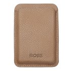 BOSS MagSafe mágneses kártyatartó iPhone-hoz valódi bőrből, Classic Grained kollekció - ca