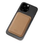 BOSS mágneses kártyatartó mobilra, Classic Grained kollekció - camel