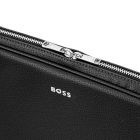 BOSS laptop táska, Classic Grained kollekció - fekete