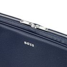 BOSS laptop táska, Classic Grained kollekció - sötétkék