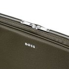 BOSS laptop táska, Classic Grained kollekció - keki zöld