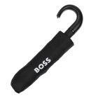 BOSS kompakt összecsukható esernyő, Iconic kollekció - fekete