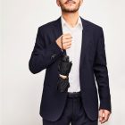 BOSS mini esernyő, Mini Iconic kollekció - fekete