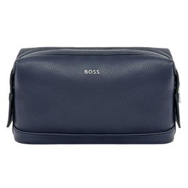   BOSS neszeszer, Classic Grained kollekció - sötétkék        tkék