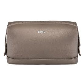   BOSS neszeszer, Classic Grained kollekció - taupe           tzöld