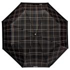 BOSS kompakt összecsukható esernyő, Checkered kollekció - fekete