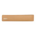 BOSS tolltartó valódi bőrből, Classic Grained kollekció - camel barna