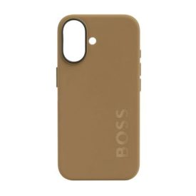 BOSS iPhone 16 telefontok, Edge kollekció - camel barna