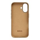 BOSS iPhone 16 telefontok, Edge kollekció - camel barna