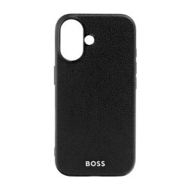 BOSS iPhone 16 telefontok, Grained kollekció - fekete