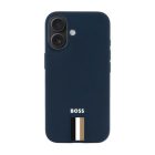 BOSS iPhone 16 telefontok, Iconic kollekció - sötétkék