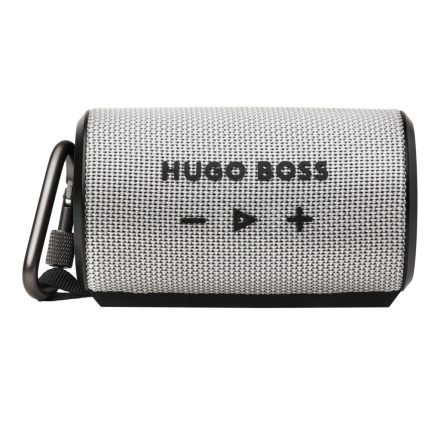 HUGO BOSS vezeték nélküli Bluetooth hangszóró,  Iconic kollekció - szürke