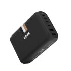 BOSS asztali USB - C és USB A, 6 portos töltőállomás, Iconic kollekció - fekete