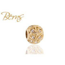 BERNS CHARM BEAD-LEAF-18*CRY GO