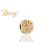 BERNS CHARM BEAD-LEAF-18*CRY GO