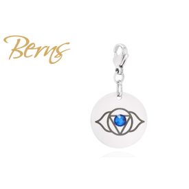 BERNS CHARM D.KAP. CHAKRA 3.EYE-CAP.BLUE