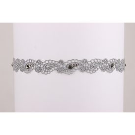 BERNS NYAKPÁNT CSIPKE SADIRGR-GREY SS