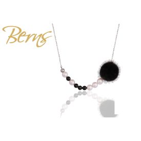 BERNS NYAKLÁNC .MINK- MALINA BLCK SS