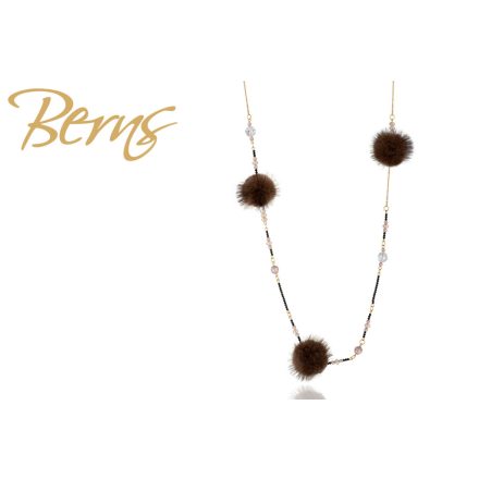BERNS NYAKLÁNC MINK- PINPY BROWN GO