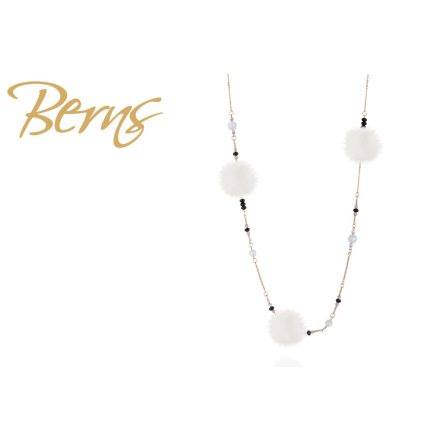 BERNS NYAKLÁNC MINK- PINPY WHITE RG