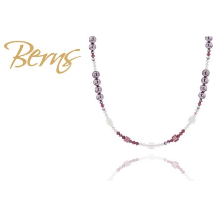 BERNS NYAKLÁNC PERLA MAUVE RG