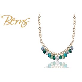BERNS NYAKLÁNC FLAVIA MIX-GREEN GO