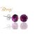BERNS FÜLBEVALÓ XIRIUS AMETHYST 6MM SS