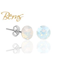 BERNS FÜLBEVALÓ XIRIUS WH.OPAL 6MM SS