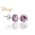 BERNS FÜLBEVALÓ XIRIUS LT.AMETHYST 6MM SS