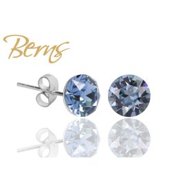 BERNS FÜLBEVALÓ XIRIUS LT.SAPPHIRE 6MM SS